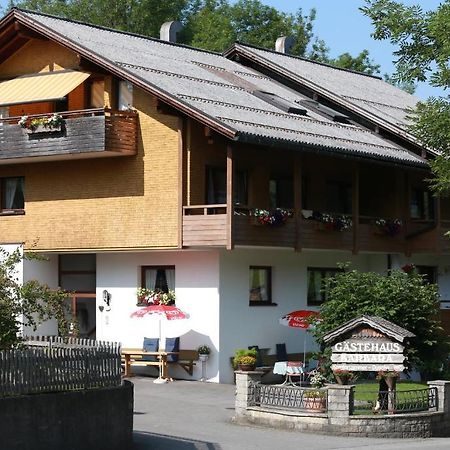 Gaestehaus-Pension Barbara Andelsbuch Dış mekan fotoğraf